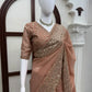 Copper Rose Tibby Saree and Blouse