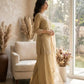 Cosmos Fabric Embroidered Kurta Palazzo Set