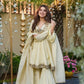 Cosmos Fabric Mirror Work Anarkali Plazo Set