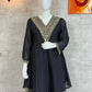 Cosmos Fabric Mirror Work Anarkali Plazo Set