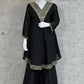 Cosmos Fabric Mirror Work Anarkali Plazo Set