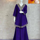 Cosmos Fabric Mirror Work Anarkali Plazo Set