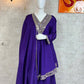 Cosmos Fabric Mirror Work Anarkali Plazo Set