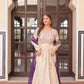 Cosmos Jacquard Designer Gown with Bandhani Print Dupatta | Pearl Beads Embroidery | Wedding & Festive Wear