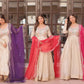 Cosmos Jacquard Designer Gown with Bandhani Print Dupatta | Pearl Beads Embroidery | Wedding & Festive Wear