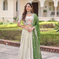 Cosmos Silk Lehenga Choli Set With Embroidered Dupatta