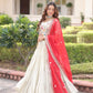 Cosmos Silk Lehenga Choli Set With Embroidered Dupatta