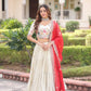 Cosmos Silk Lehenga Choli Set With Embroidered Dupatta