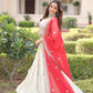 Cosmos Silk Lehenga Choli Set With Embroidered Dupatta