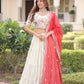 Cosmos Silk Lehenga Choli Set With Embroidered Dupatta