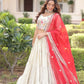 Cosmos Silk Lehenga Choli Set With Embroidered Dupatta