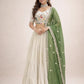 Cosmos Silk Lehenga Choli Set With Embroidered Dupatta