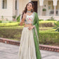 Cosmos Silk Lehenga Choli Set With Embroidered Dupatta