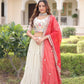 Cosmos Silk Lehenga Choli Set With Embroidered Dupatta