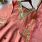 Coss Moss Embroidered Kurti Salwar Set