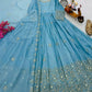 Crazy Gold Sequin Gown