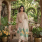 Cream Chanderi Kurta Set With Linen Dupatta