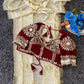 Cream Chinon Saree with Kachi Gota Patti HandWork Fully Stitched Aangi Blouse