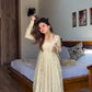 Cream Embroidered Crunchy Silk Anarkali Suit Set for Festive and Wedding Wear