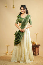Crepe Silk Lehenga Choli Set