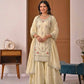 Crepe Silk Mirror Embroidery Sharara Set
