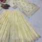 Crepe Silk Mirror Embroidery Sharara Set
