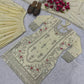 Crepe Silk Mirror Embroidery Sharara Set