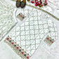 Crepe Silk Mirror Embroidery Sharara Set