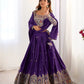 Crepe Silk Thread and Sequin Embroidered Lehenga Choli Set