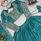 Crepe Silk Thread and Sequin Embroidered Lehenga Choli Set
