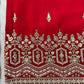 Crimson Sequin Beaded Kurta Suit
