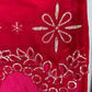 Crimson Sequin Floral Kurti