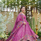 Crunchy Silk Embroidered Gown Sharara Set with Dupatta for Elegant look