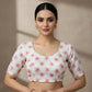 Crystal Organza Floral Embroidered Saree for Wedding and Festive Wear