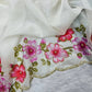 Crystal Organza Floral Embroidered Saree for Wedding and Festive Wear