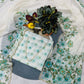Crystal Organza Floral Embroidered Saree for Wedding and Festive Wear