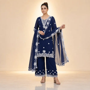 Cutwork Lace Georgette Suit