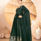 Dark Green Star Georgette Embroidered Anarkali Set with Dupatta