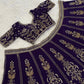 Deep Purple Zari Lehenga