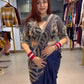 Designer Beads Embroidered Ready to Wear Saree for Festive and Party Wear