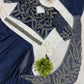 Designer Beads Embroidered Ready to Wear Saree for Festive and Party Wear