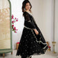 Designer Blooming Faux Embroidered Anarkali Gown Set