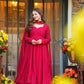 Designer Blooming Georgette Anarkali Suit Set