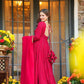 Designer Blooming Georgette Anarkali Suit Set