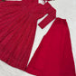 Designer Blooming Georgette Anarkali Suit Set