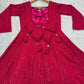 Designer Blooming Georgette Anarkali Suit Set
