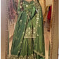Designer Chinnon Silk Embroidered Lehenga Set