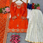 Designer Chinnon Silk Embroidered Palazzo Set