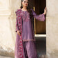 Designer Chinnon Silk Embroidered Sharara Set