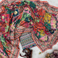 Designer Chinnon Silk Saree with Mirror Work for Festive and Wedding Wear